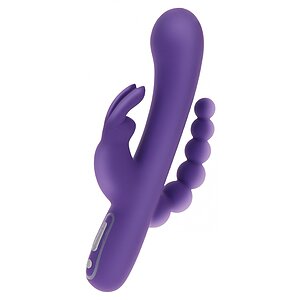 Vibrator Triple Pleasure Mov pe Vibreaza.ro