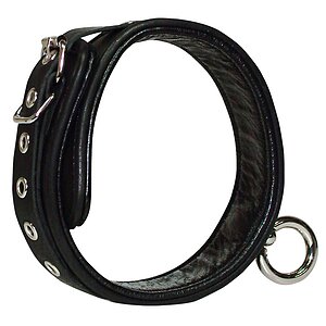 Zgarda Zado Bondage Collar Negru pe Vibreaza.ro