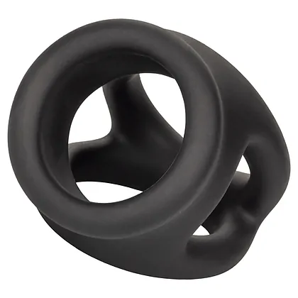 Alpha Dual Cage Ring Negru