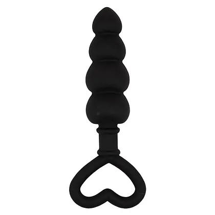 Anal Plug Beaded Luv Probe Negru