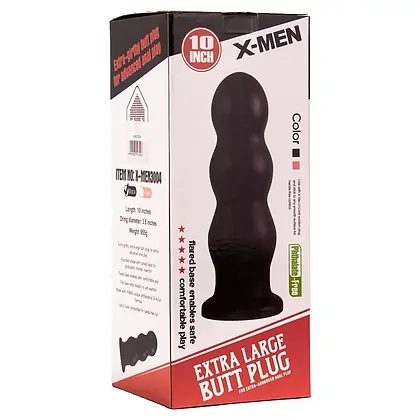 Anal Plug Comfortable Play 25.4cm Negru