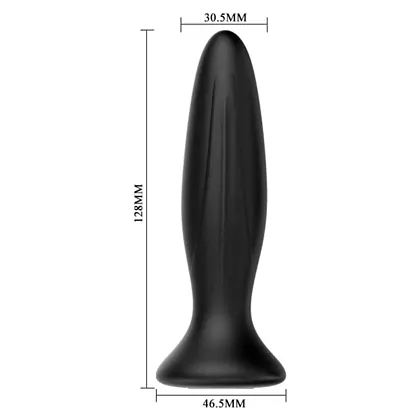 Anal Plug cu Vibratii Mr Play Negru