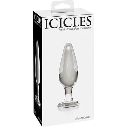 Anal Plug de Sticla Icicles 26 Transparent