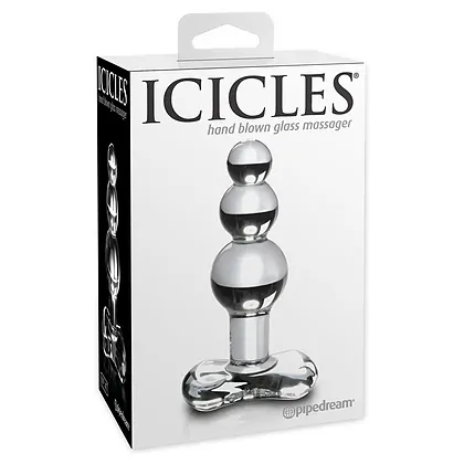 Anal Plug Din Sticla Icicles No 47 Transparent