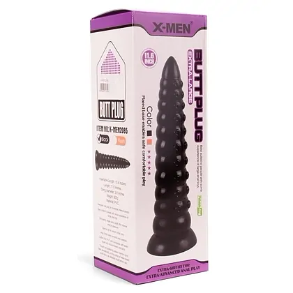 Anal Plug Extra-Advanced Anal Play 11.6 inch Negru