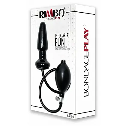 Anal Plug Inflatable Fun Small Negru