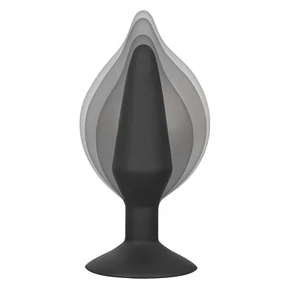 Anal Plug Large Silicone Inflatable Negru