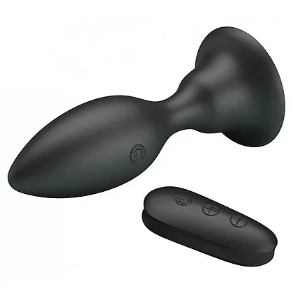 Anal Plug Mr. Play Vibrating Negru