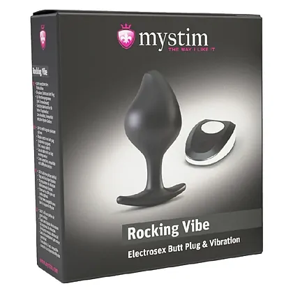 Anal Plug Mystim Rocking Vibe Negru