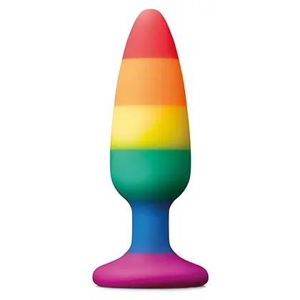 Anal Plug Pleasure Rainbow Medium Multicolor