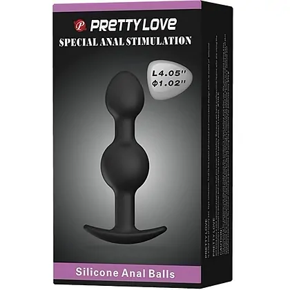 Anal Plug Pretty Love Heavy Negru