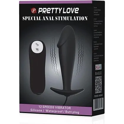 Anal Plug Pretty Love Stimulation Negru