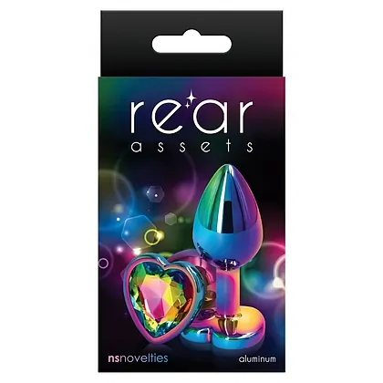 Anal Plug Rear Assets Multicolor Heart S