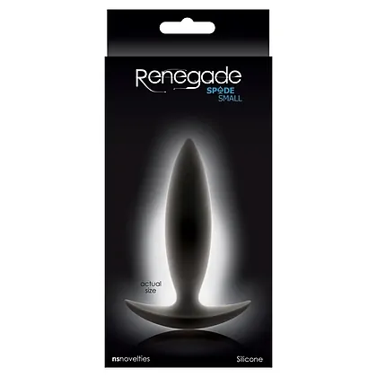 Anal Plug Renegade Spades Small Negru