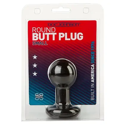 Anal Plug Round Small Negru