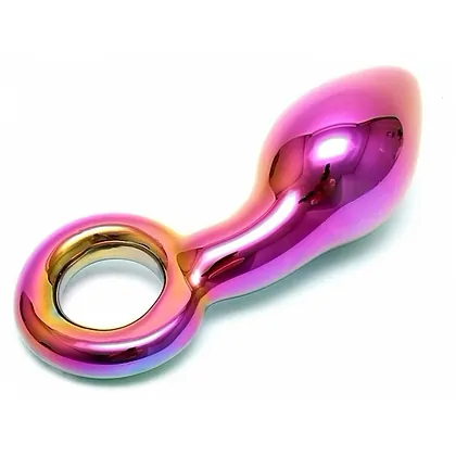 Anal Plug Sensual Glass Kaleigh Multicolor