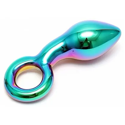 Anal Plug Sensual Glass Kaleigh Multicolor