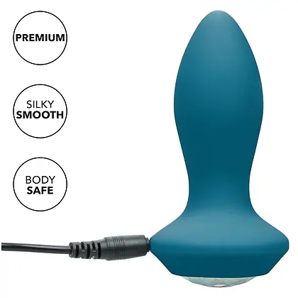 Anal Plug Vibrating Petite Crystal Probe Albastru