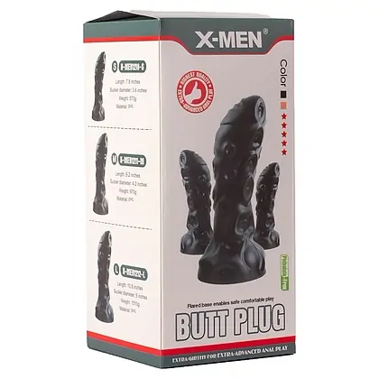 Anal Plug X-MEN Monster 1 Plug L Negru