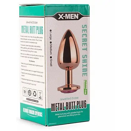 Anal Plug X-MEN Secret Shade M Auriu