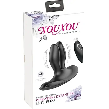 Anal Plug Xouxou Vibrating Expander Negru