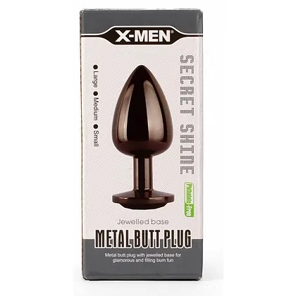 Anal X-MEN Secret Shine Plug L Negru