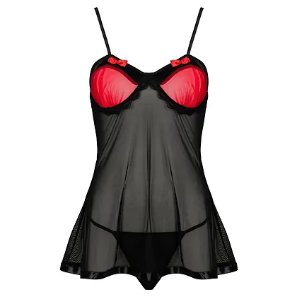 Babydoll LivCo Ritea Negru L-XL