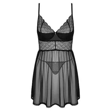 Babydoll Obsessive Chemeris Negru XS-S