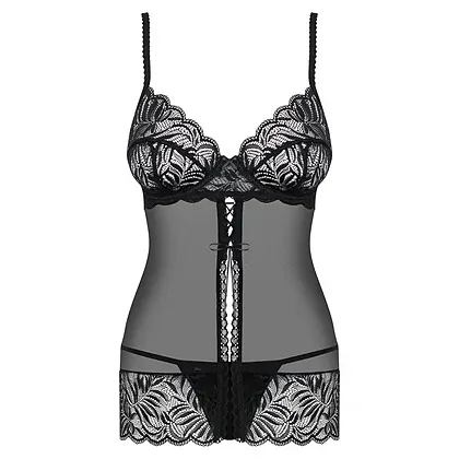 Babydoll Obsessive Contica Negru S-M