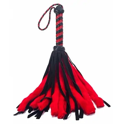 Bici Piele Mini Flogger Rosu