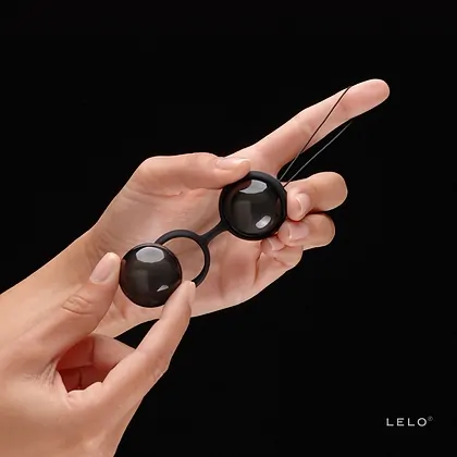 Bile Vaginale Lelo Luna Beads Noir Negru