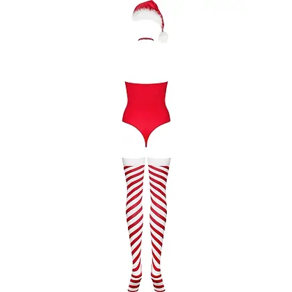 Body Obsessive Kissmas Rosu XS-S