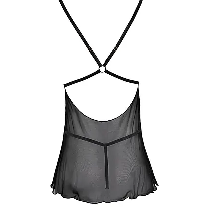 Chemise Cottelli Collection Transparent Fun Negru L