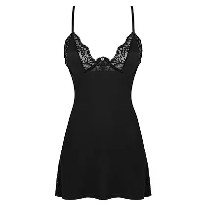 Chemise Obsessive Bellastia Negru XS-S