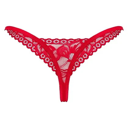 Chilot Obsessive Lacelove Thong Rosu XS-S