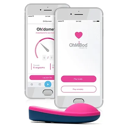 Chiloti Vibratori OhMiBod blueMotion App Albastru