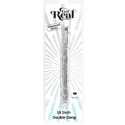 Clear Double Dildo 13 Inch Transparent