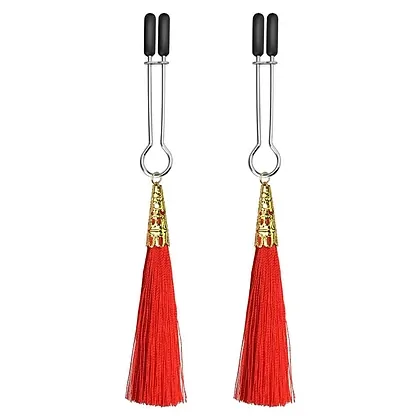 Cleme Sfarcuri Glamor Tassel Rosu