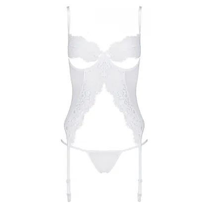 Corset Avanua Silentia Alb S-M