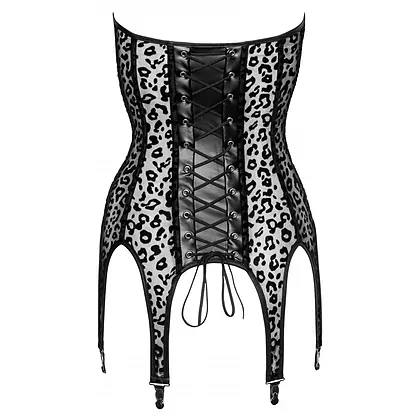 Corset Noir Cami Veda Negru S