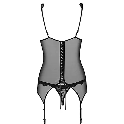 Corset Obsessive Emperita Negru L-XL