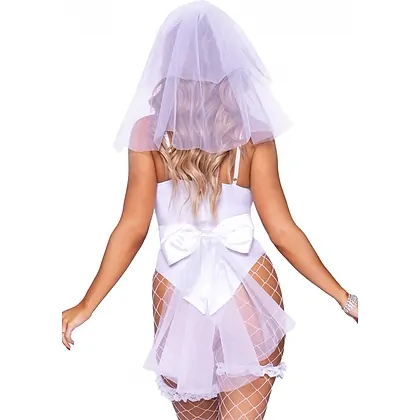 Costum Leg Avenue Blushing Bride Alb L