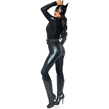 Costum Leg Avenue Captivating Crime Fighter Negru L