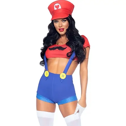 Costum Leg Avenue Gamer Babe Albastru S