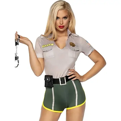 Costum Leg Avenue Hot Cop Verde S