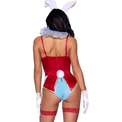 Costum Leg Avenue White Rabbit Bodysuit Multicolor M