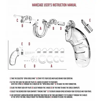 Cusca Penis ManCage By Shots Transparent