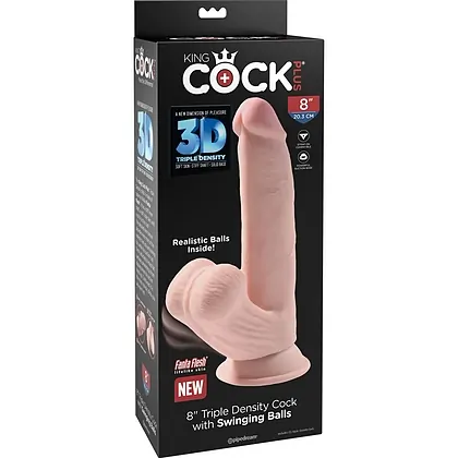 Dildo 3D Cu Testicule 24.5cm