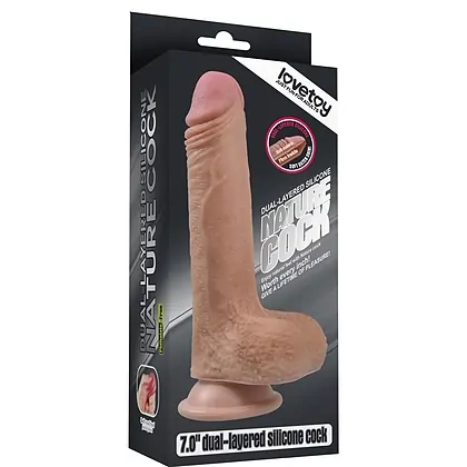 Dildo 7 Dual Layered Silicone Maro