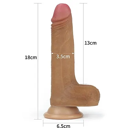 Dildo 7 Dual Layered Silicone Maro